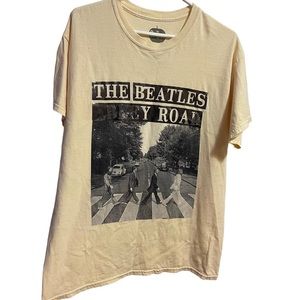 The Beatles Abbey Road Men’s T-Shirt
Rock History Album Cover  Art
Size M/L